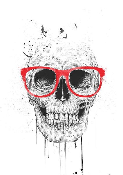 Solti, Balazs 아티스트의 Skull with red glasses작품입니다.