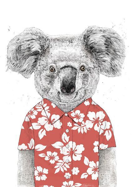 Solti, Balazs 아티스트의 Summer koala (red)작품입니다.