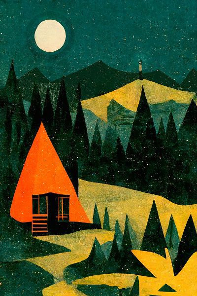 Treechild 아티스트의 Cabin In The Forest작품입니다.