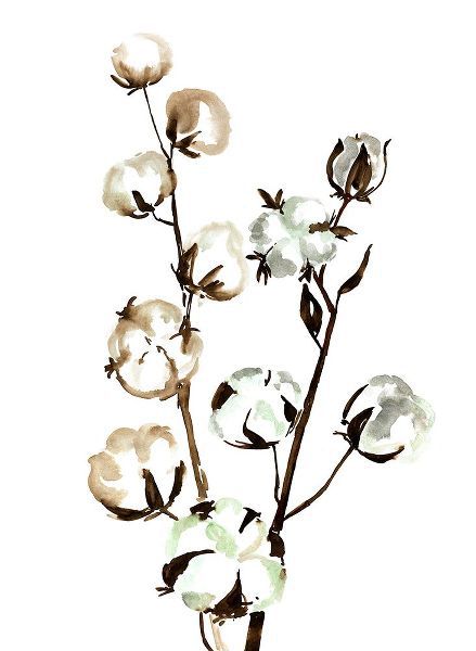 Laiz Blursbyai, Rosana 아티스트의 Watercolor cotton branch II작품입니다.
