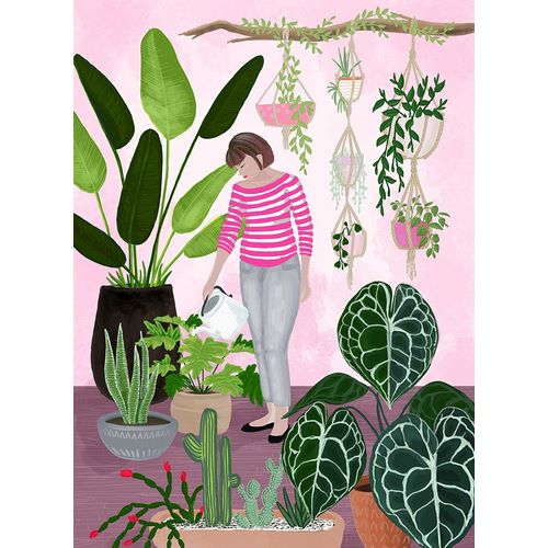 Laiz Blursbyai, Rosana 아티스트의 My home jungle in pink작품입니다.