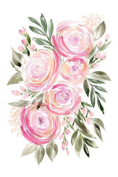 Laiz Blursbyai, Rosana 아티스트의 Begonia pink ranunculus bouquet작품입니다.