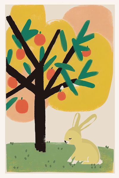 Treechild 아티스트의 Bunny Under Apple Tree작품입니다.