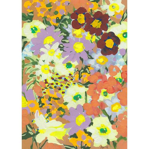 Zwara, Ania 아티스트의 Violet daisies and orange marigold작품입니다.