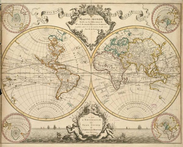 Mappe-Monde, 1730
