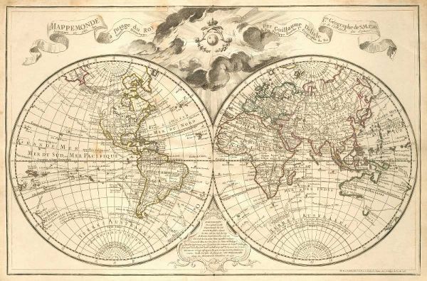 Mappe-Monde, 1720