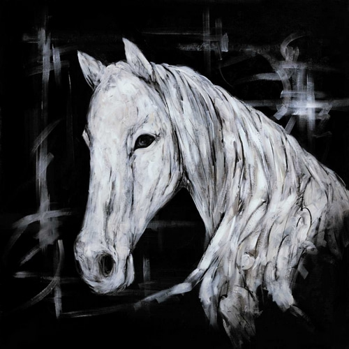 Abstract Horse Profile View
