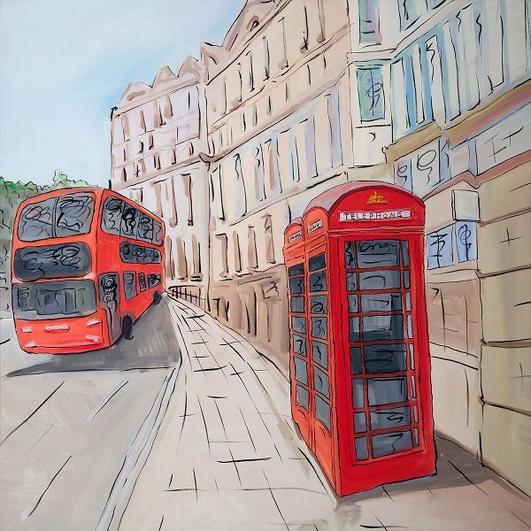 LONDON BUS AND TELEPHONE BOOTH
