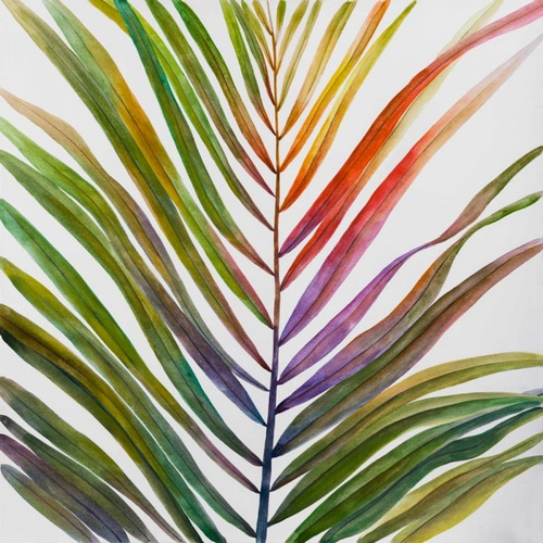 Watercolor Tropical Palm Leave