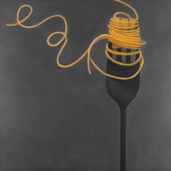Spaghetti Pasta around the Fork