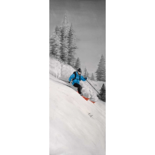 Man Skiing in Mountain