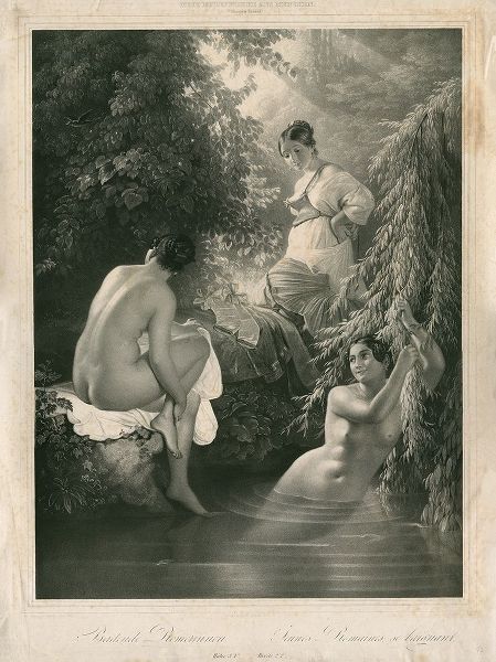 Bather Women in Black and White