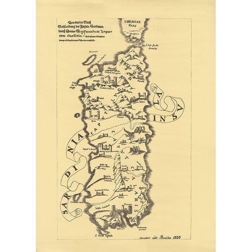 Sardinia Island Map