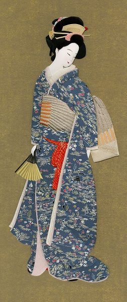 Archivio 아티스트의 Elegant Japanese Lady folding fan작품입니다.