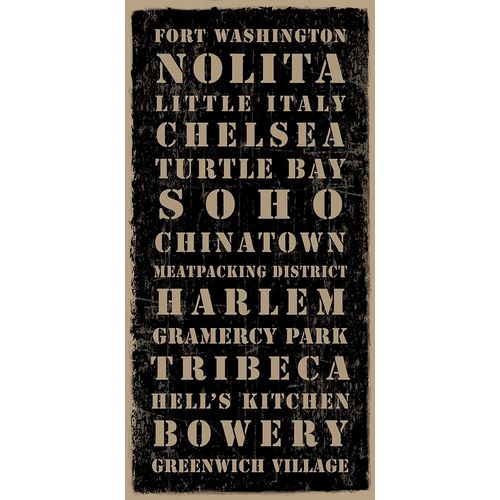 NYC Industrial Districts Sign