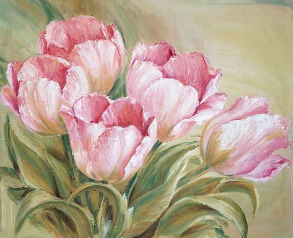 Tulips Painting Pink