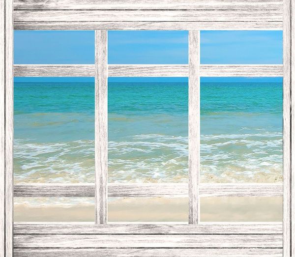 Vintage Ocean Window
