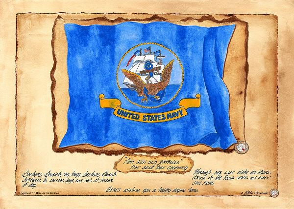 Alexander, Natalie 아티스트의 Navy Flag USA작품입니다.