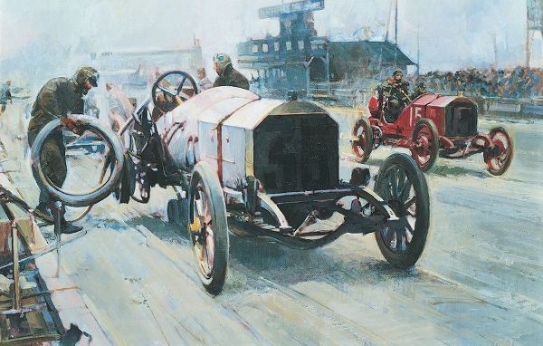 Unknown 아티스트의 Race Cars 1921작품입니다.
