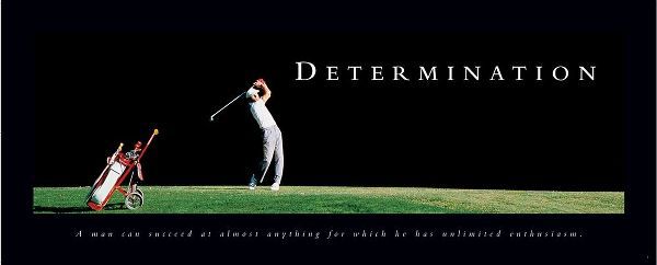 Determination - Golfer