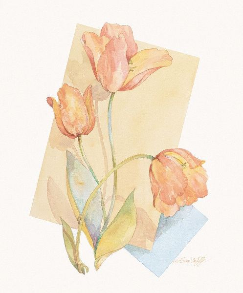 Tulip Pastel Collage II