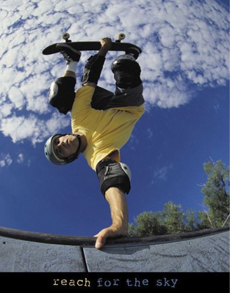 Reach for the Sky - Skateboarder
