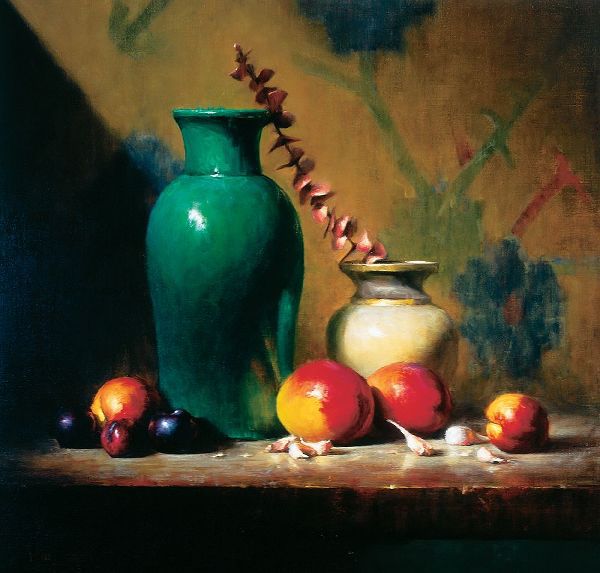 Unknown 아티스트의 Green Vase And Fruit작품입니다.