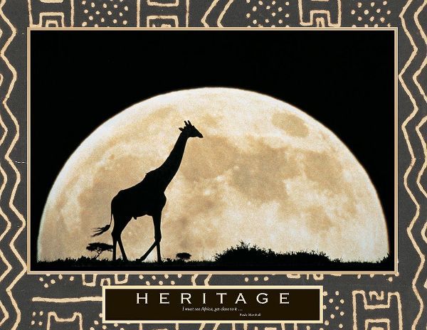 Heritage - Giraffe and Moon