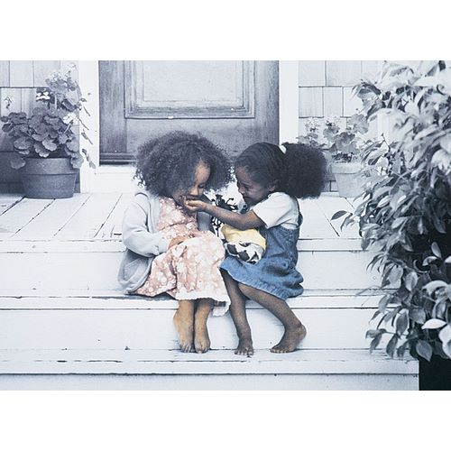 Two Girls on Porch