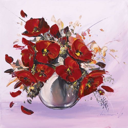 Bouquet de fleurs rouges IV