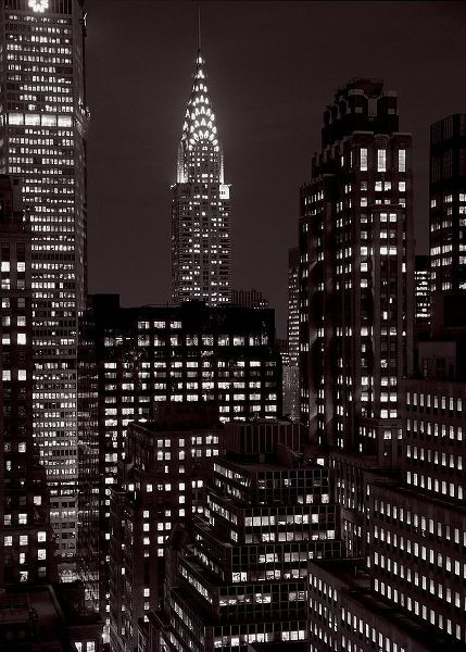 Le Chrysler Building la nuit, Manhattan