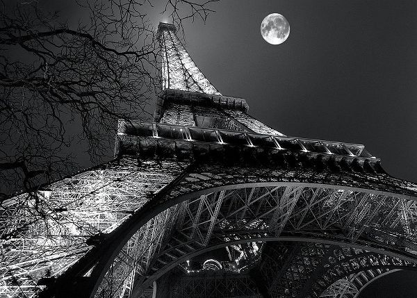 Tour Eiffel, pleine lune