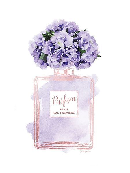 Parfume Violet with Hydrangea