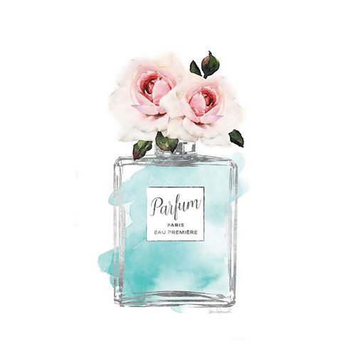 Parfume Teal with Rose