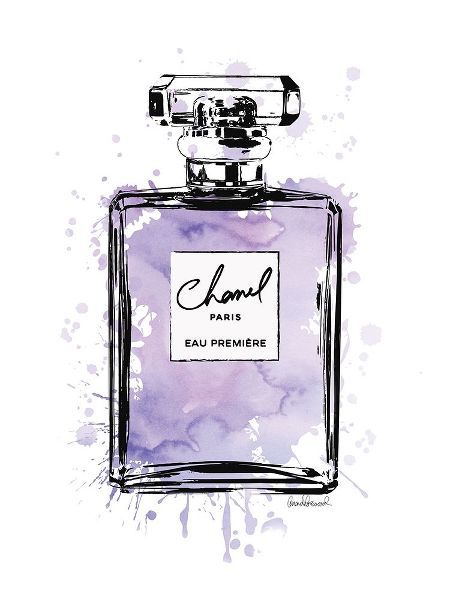 Black Inky Perfume in Purple