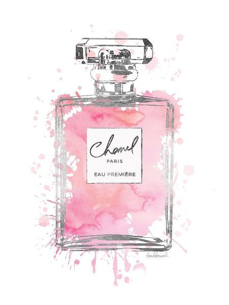 Silver Inky Perfume in Pink