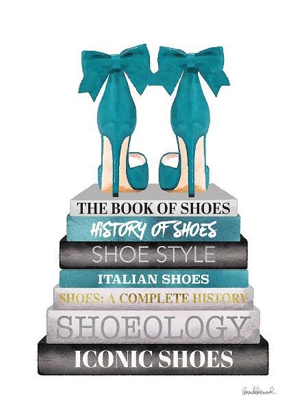 Teal Bookstack Shoe