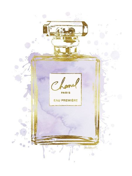 Perfume Bottle Dusty Purple II