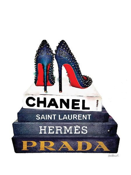 Red Sole Book Stack