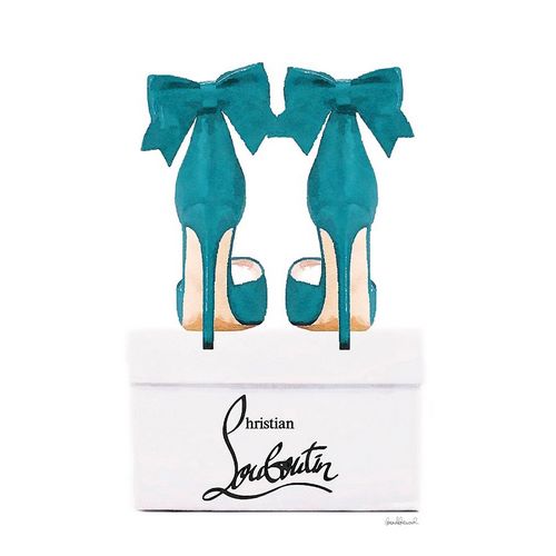 Teal Shoes with Box