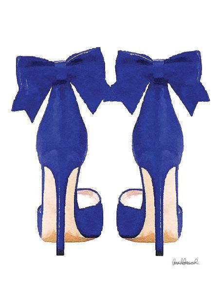 Navy Bow Shoes
