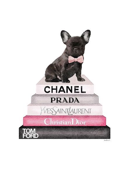 Pink Frenchie Bookstack