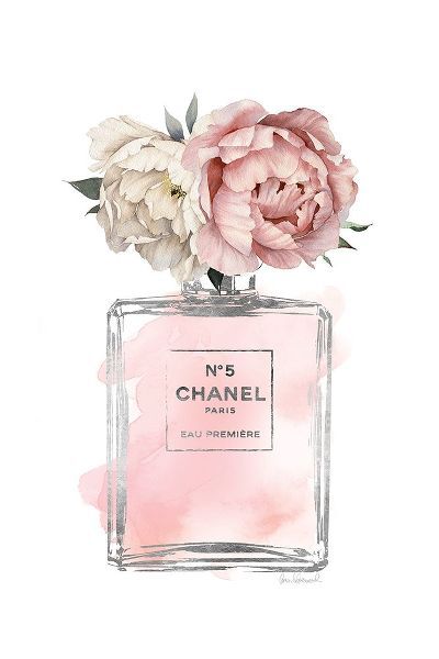 Silver Bottle Blush with Peony