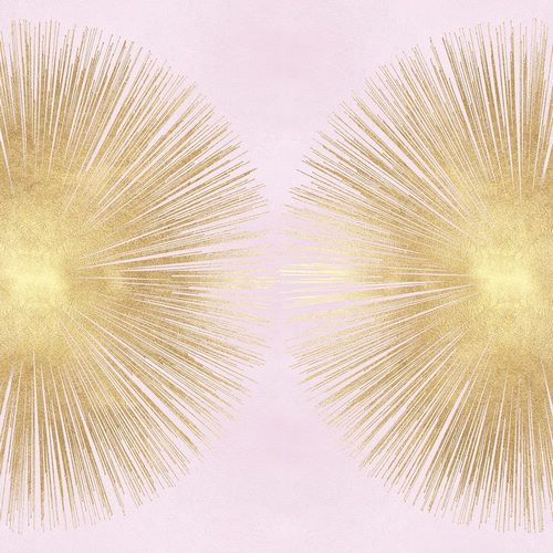 Sunburst Gold on Pink Blush II