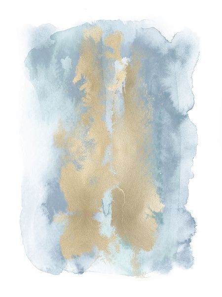 Soft Blue Mist With Gold II