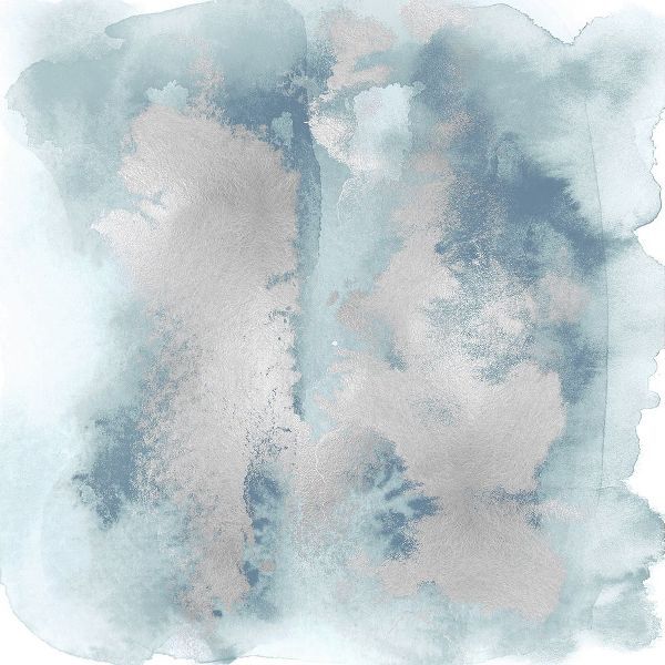 Soft Blue Mist With Silver II