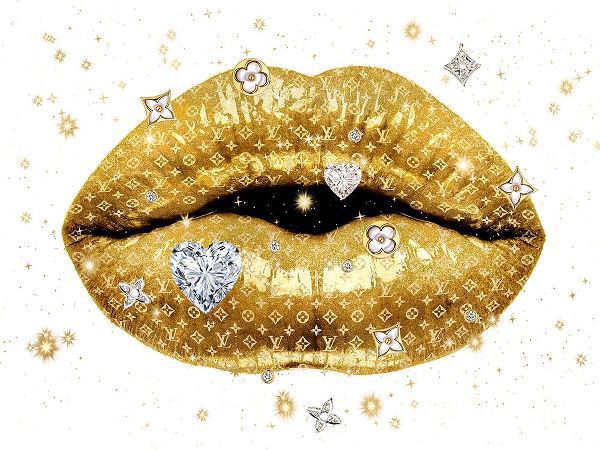 Blake, Madeline 작가의 Luxury Lips Gold 작품