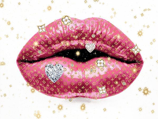 Blake, Madeline 작가의 Luxury Lips Pink 작품