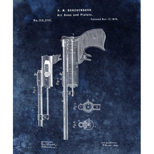 Air Guns and Pistols - 1874- Blue