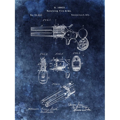 Revolving Fire Arms - 1874-Blue
